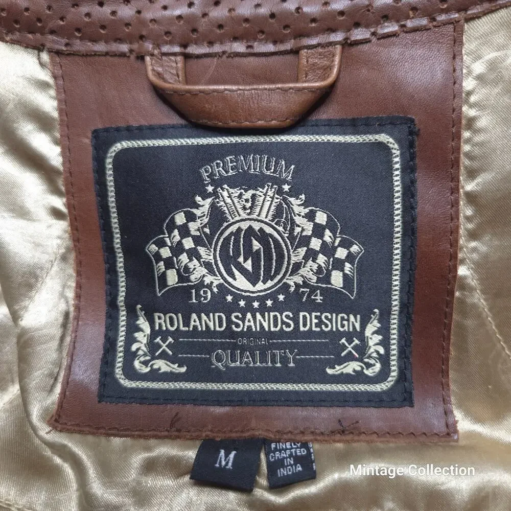 Roland Sands Maven CE Womens Motorcycle Racing Armor Leather Jacket Size M - Picture 11 of 16